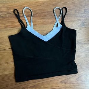 Vintage Gilda Marx Ballet Core Double Strap Crop Top